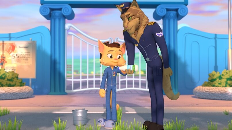 Кадр из мультсериала «Улётная команда»