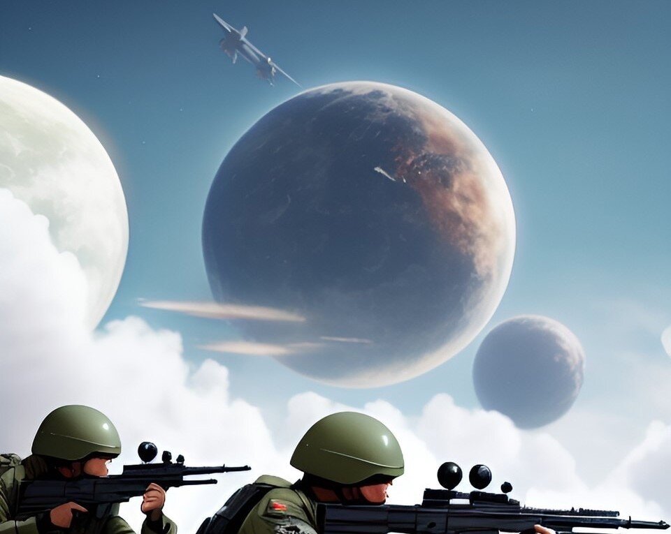 К каким-то абсолютно странным планетам над головой, вместо "стандартной" Луны, я уже привык 