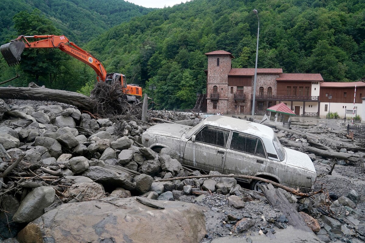 Селевые потоки в Сочи