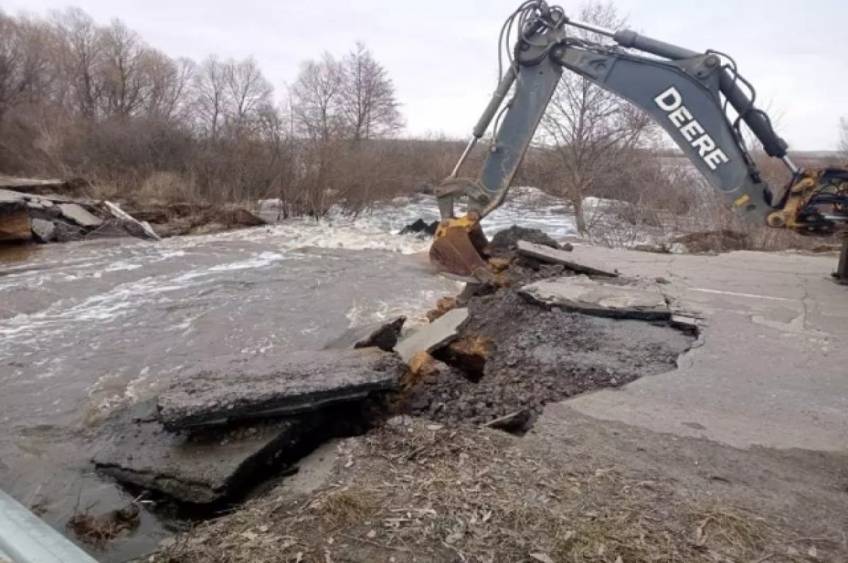    На Тамбовщине в Моршанском районе обрушился мост