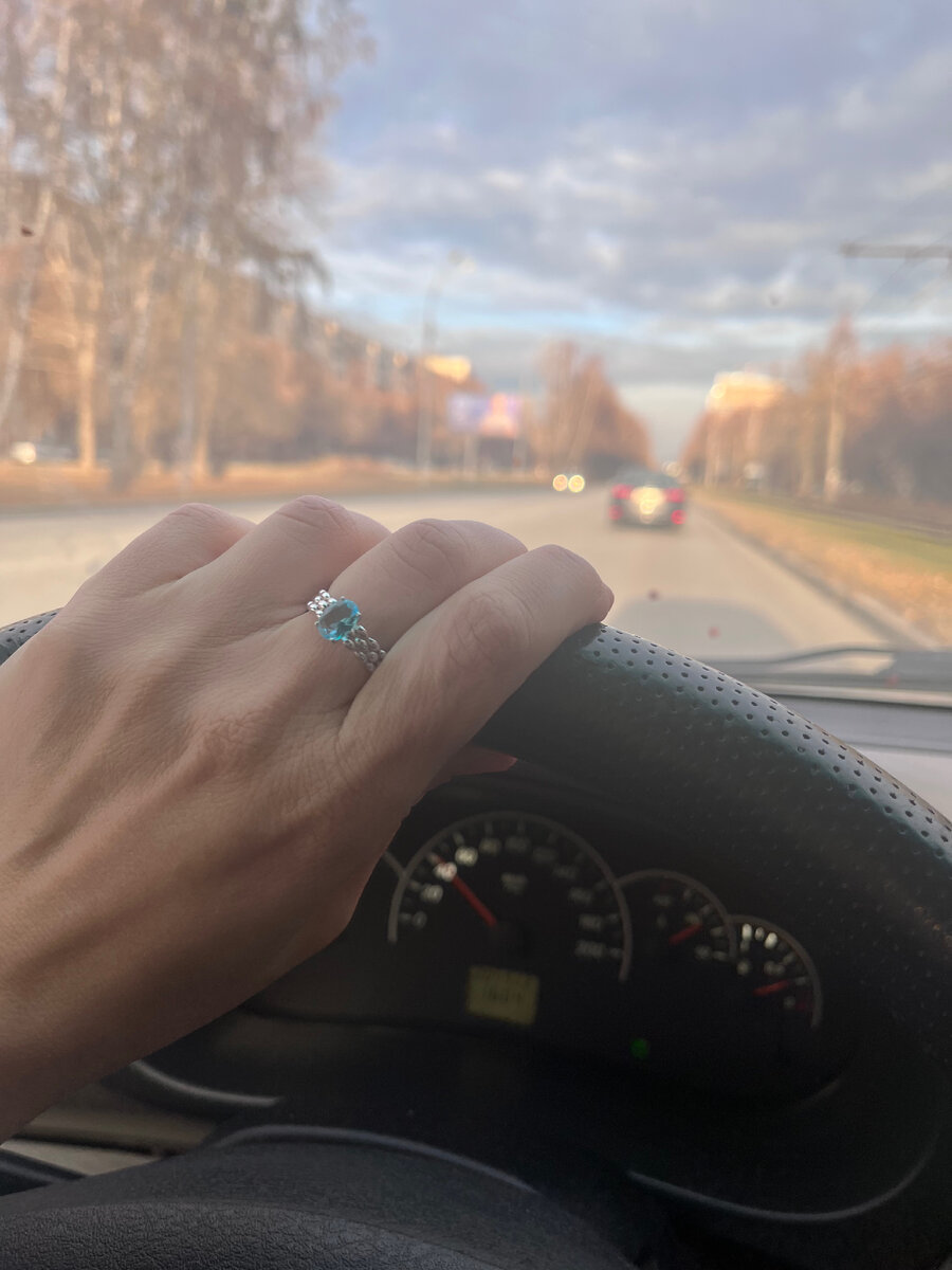 Руль и украшения - что еще надо девочке ☺️