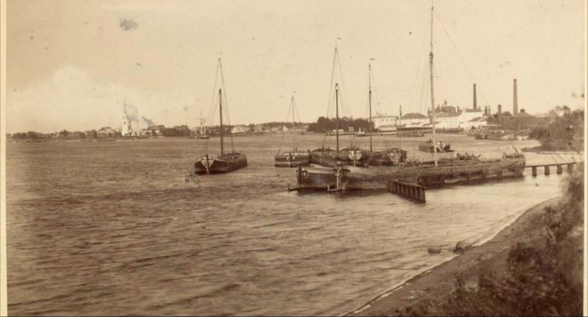 Вид на Шлиссельбург. 19 век.