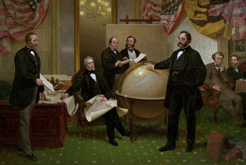 1867, 18 (30) марта - В Вашингтоне подписан Договор о продаже Россией Аляски и Алеутских островов (Русской Америки) Американским Соединенным штатам за 7,2 млн. долларов