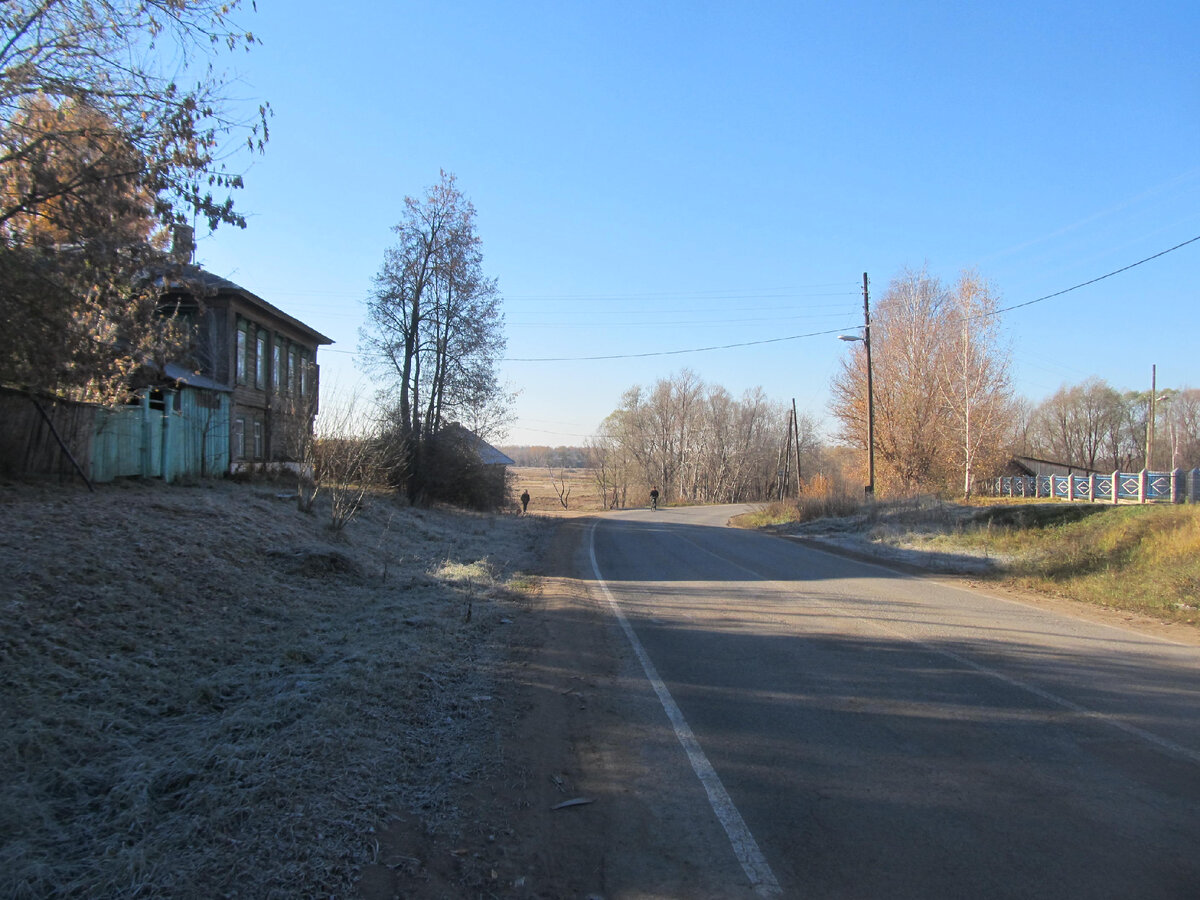 Улица села Городище.
