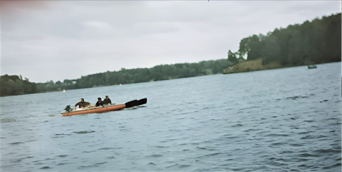 На Волге. Из архива автора.