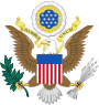 Соединённые Штаты Америкиангл. United States of AmericaФлагБольшая печатьДевиз: «In God We Trust» (с 1956)
«На Бога уповаем»
«E pluribus unum» (традиционный)
«Из многих — единое»Гимн: «The Star-Spangled Banner»
