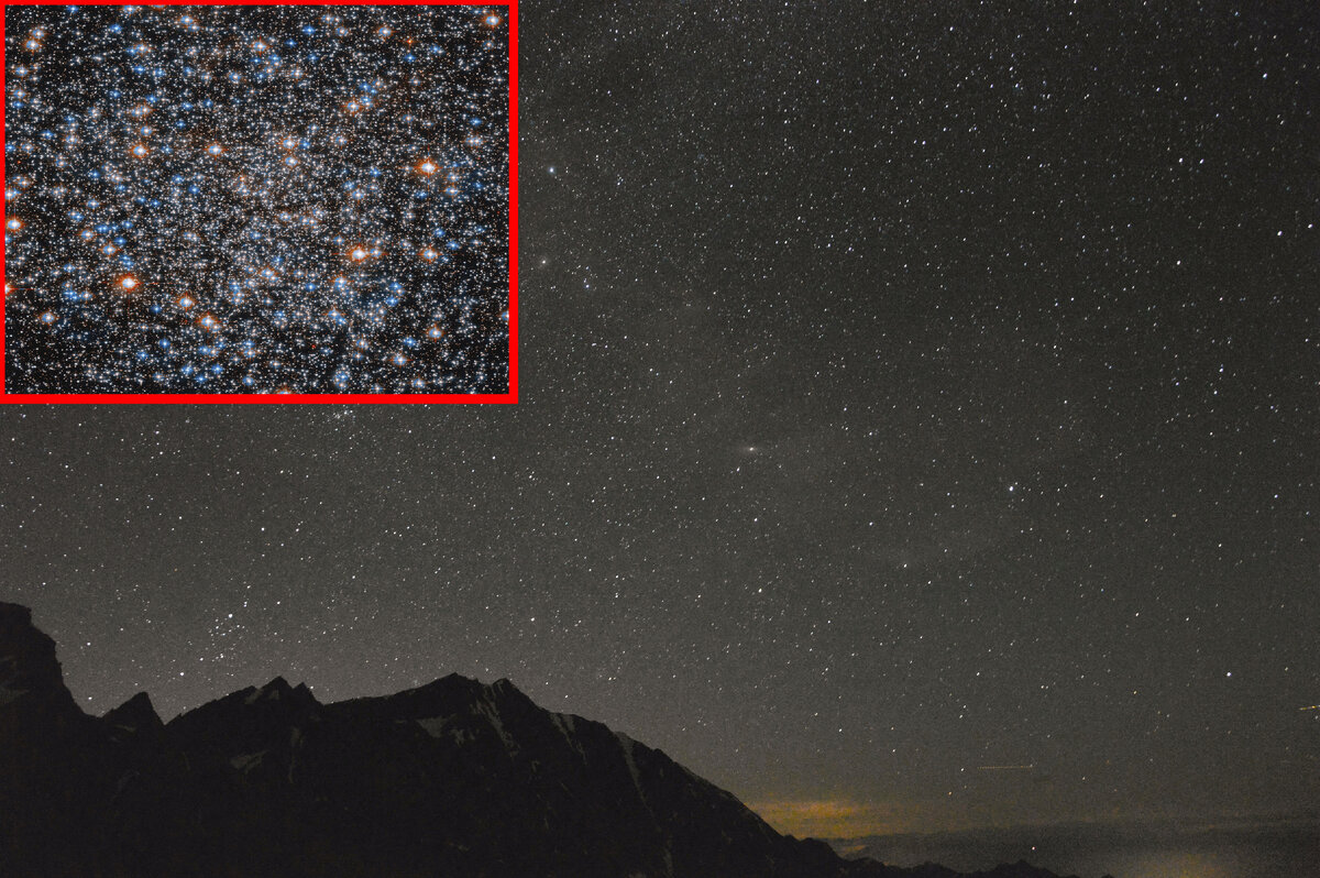 Необычное изображение космического телескопа Хаббла