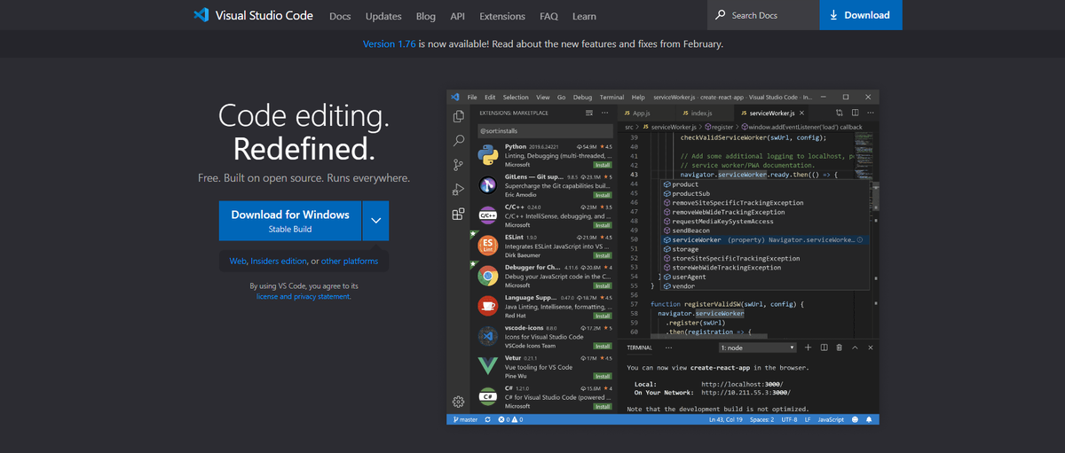 Microsoft Visual Code + установка плагинов