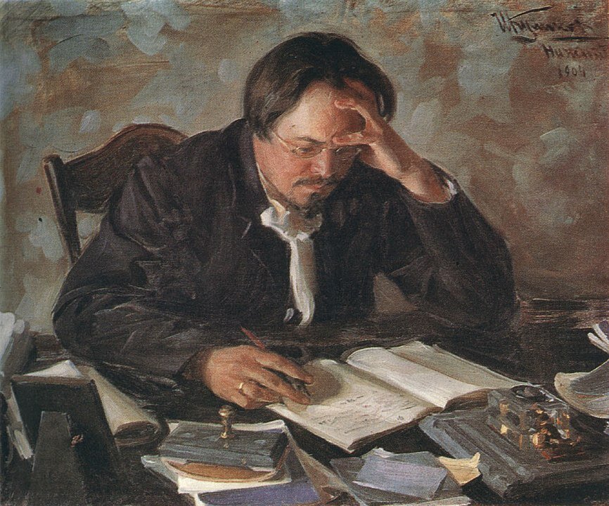 Иван Куликов. «Портрет писателя Е. Н. Чирикова», 1904 год, Муромский историко-художественный музей, Муром © Public Domain 