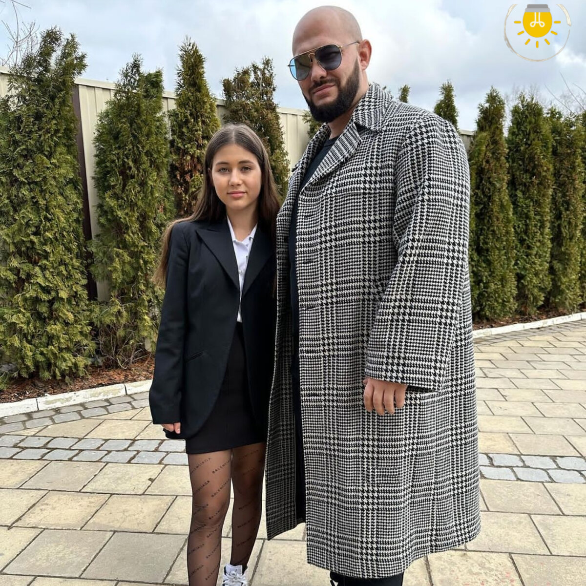 Джиган со своей дочкой 