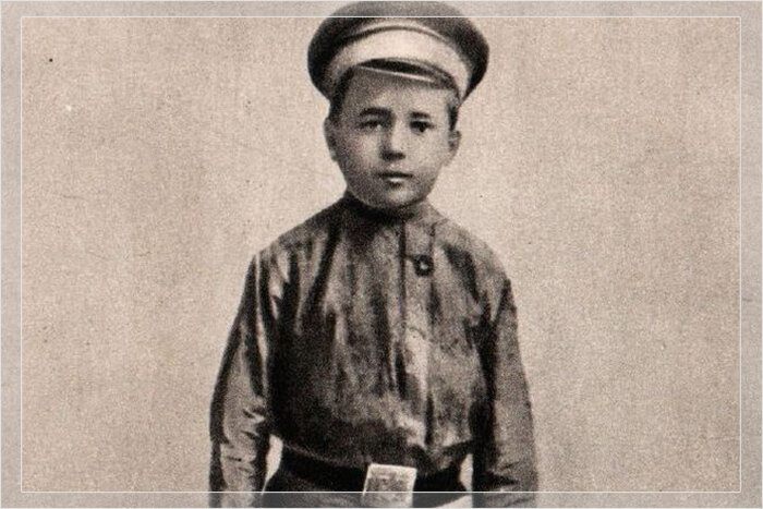 Николай Островский в детстве.