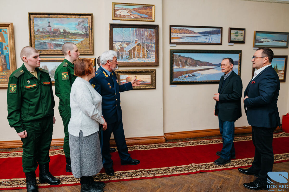 В ЦОК ВКС открылась выставка «Мозаика» заслуженного художника Российской Федерации Валерия Мокрушина