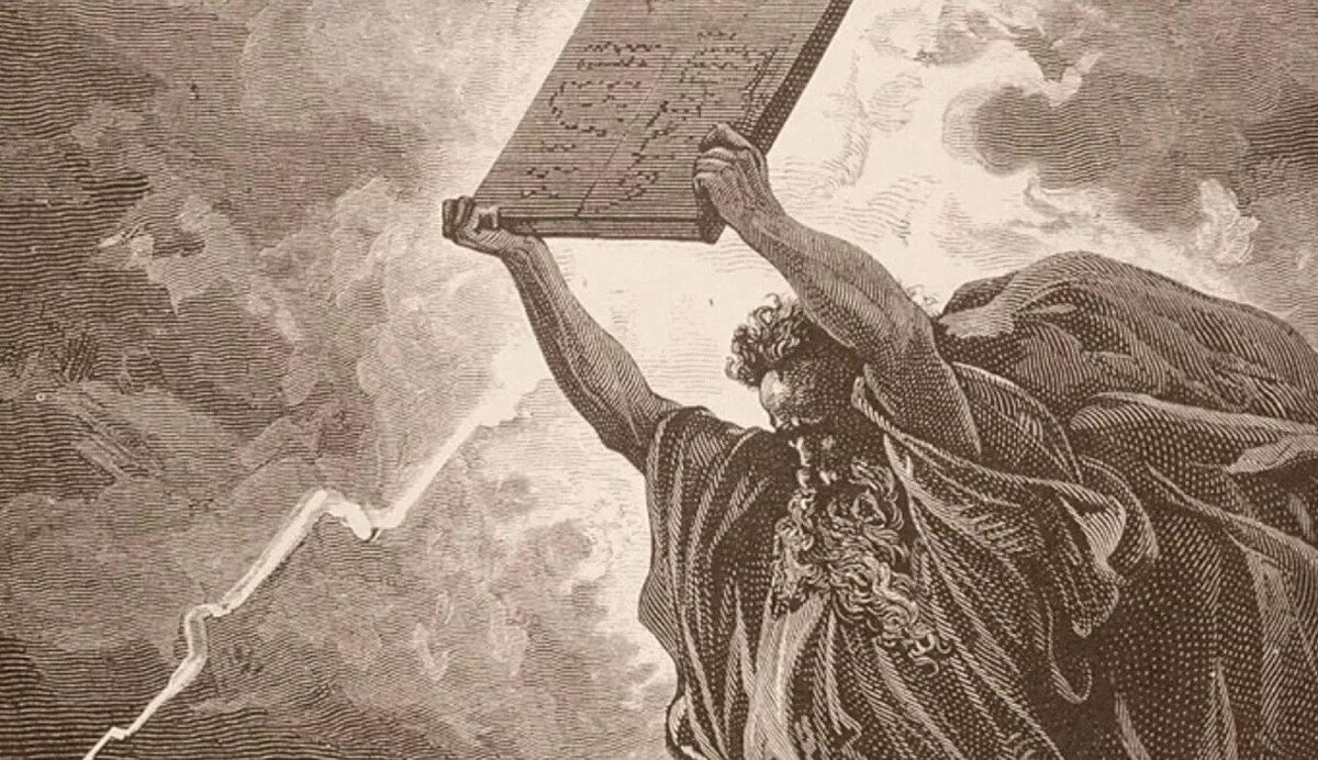 Картина моисей на горе синай