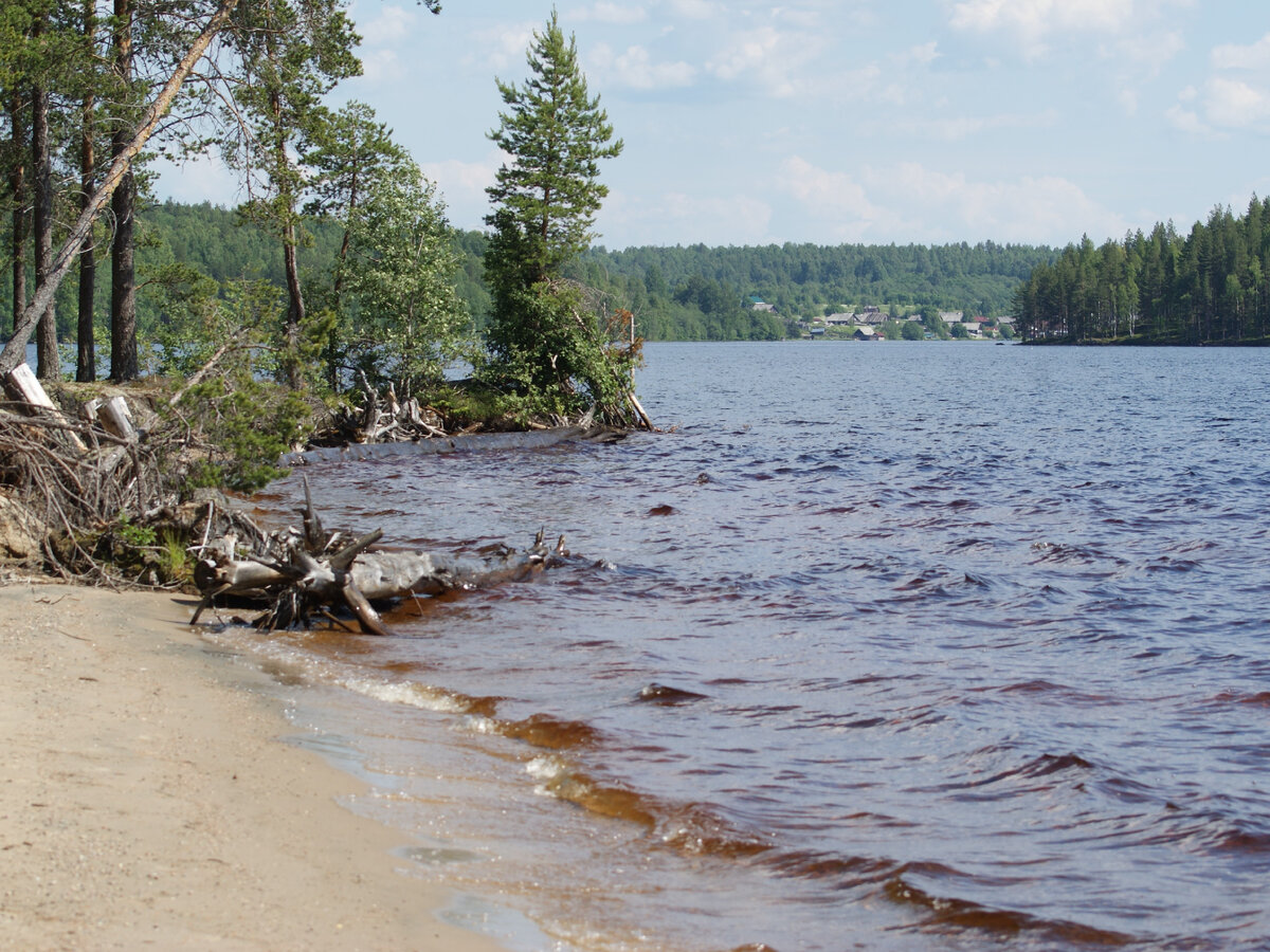 Наш остров и наша деревенька вдали
