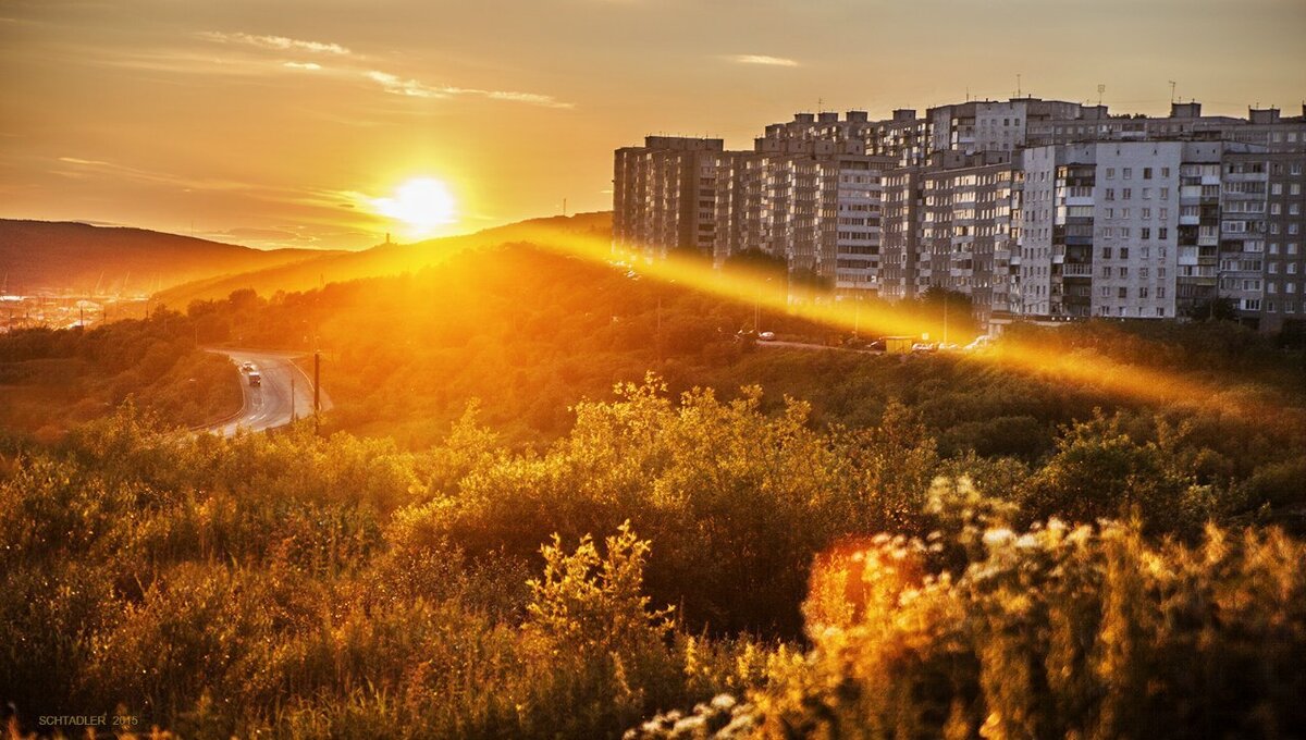 Полярный день в Мурманске