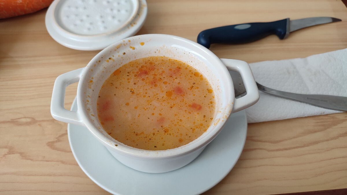 Суп сваренный Хорхе