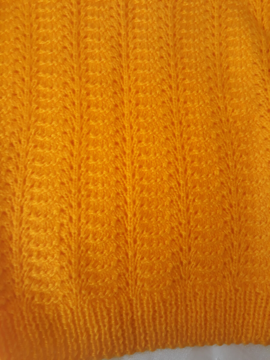 Так выглядит вязаное полотно