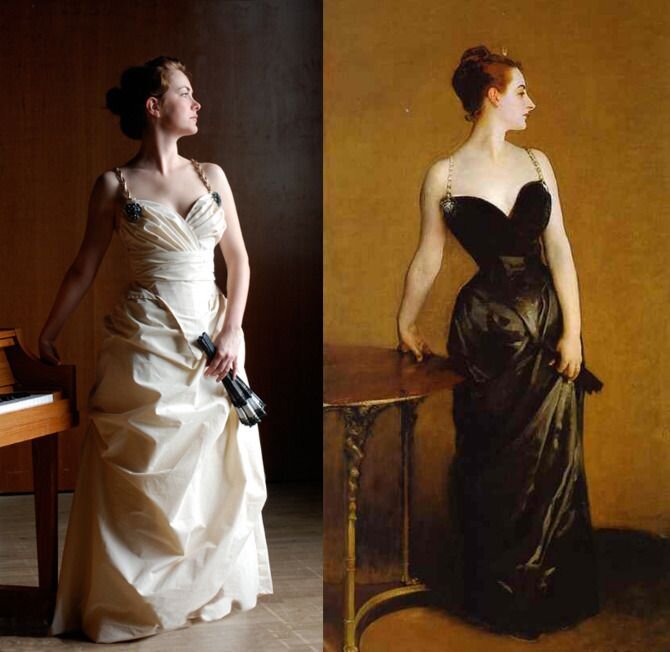 Взято из pintrest: Мадам Х (Мадам Пьер Готро) Джон Сингер Сарджент