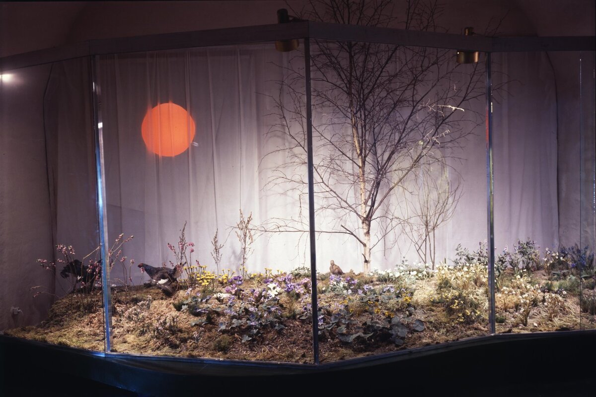 Фото Стин И.И. Музей самодеятельного творчества народов РСФСР. Выставка «Родная природа». Второй зал. Авторская выставка Николая Николаевича Кочина. Комплекс «Весна». Из собрания ГВСМЗ