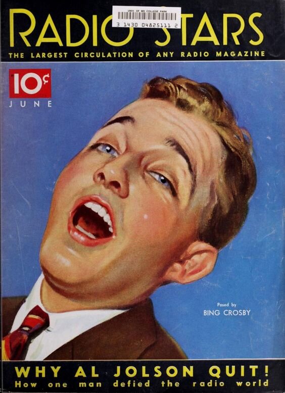 Обложка журнала Radio stars за июнь 1933 года
