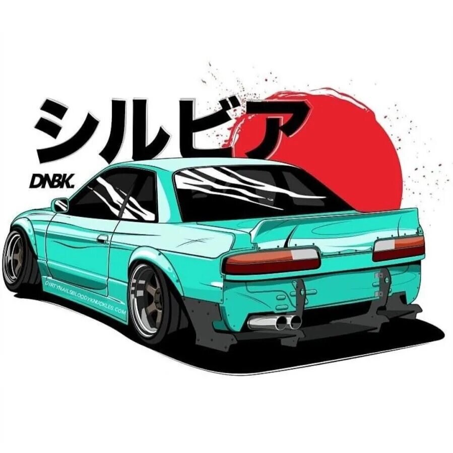 Nissan Silvia s13 рисунок