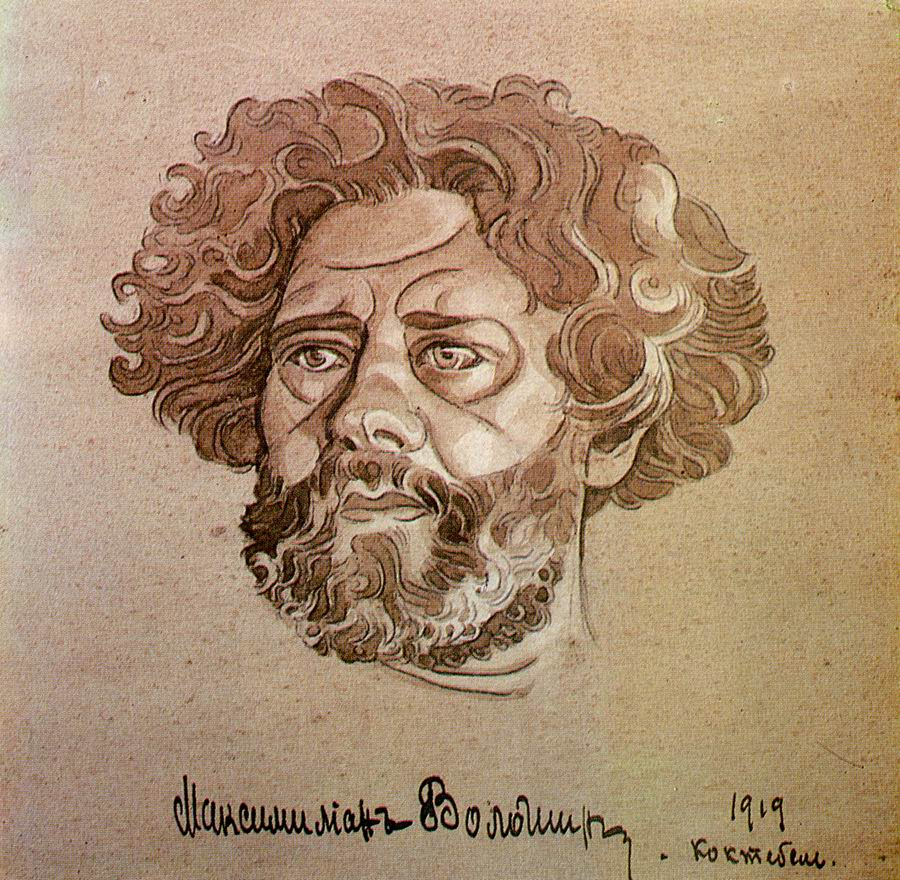 Автопортрет Максимилиана Волошина. 1919
