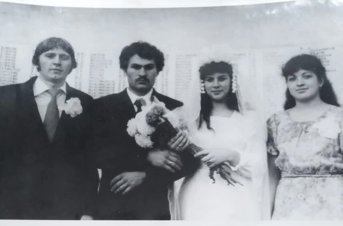 Свадьба родителей. С мамой мы не похожи.