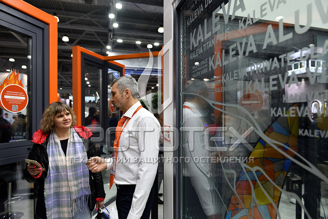 Противопожарная светопрозрачная перегородка EIW-120