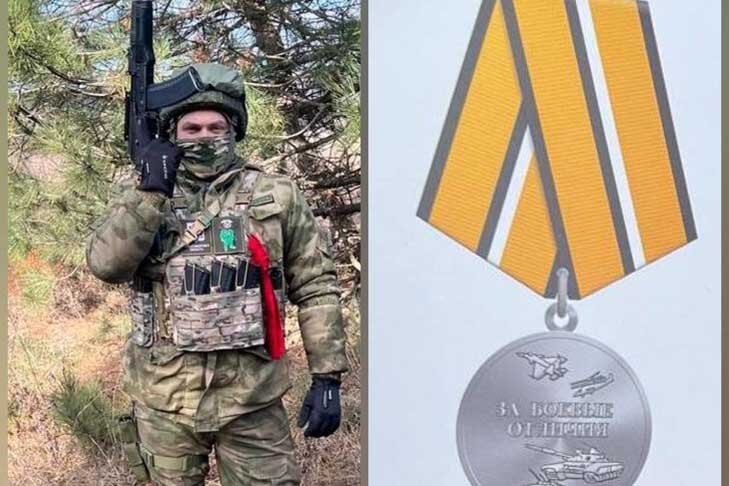    Юрий Титенко продолжает выполнять боевые задачи в зоне СВО. Коллаж VN.ru