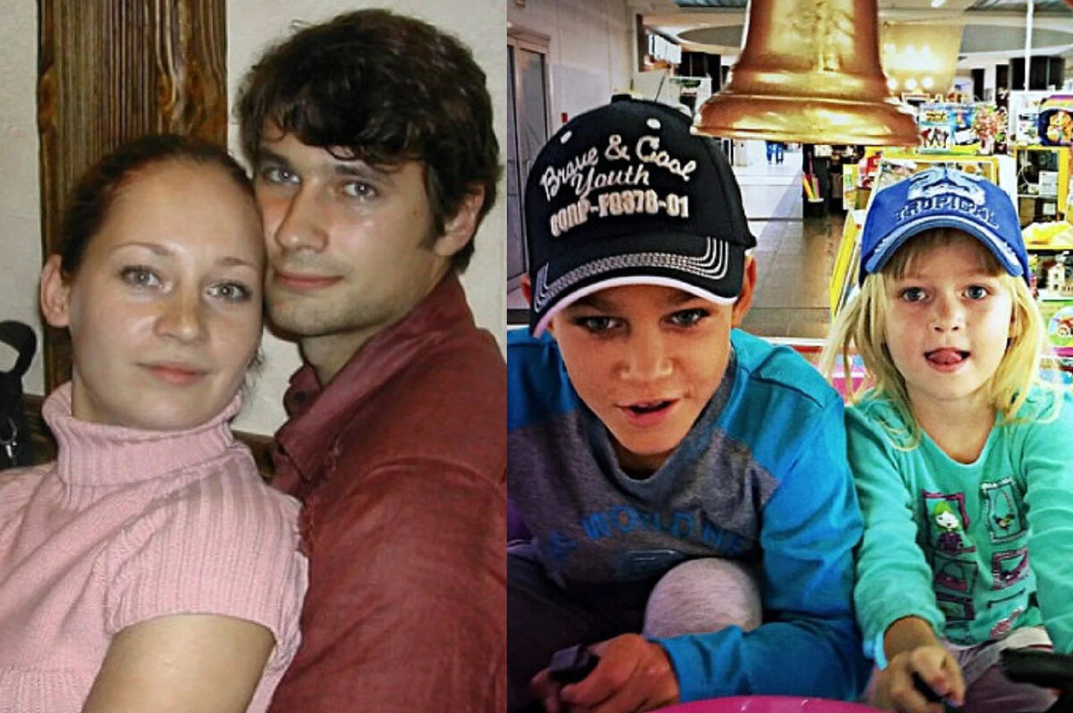 Владимир Колганов с женой и его дети.Фото Яндекс.Картинки