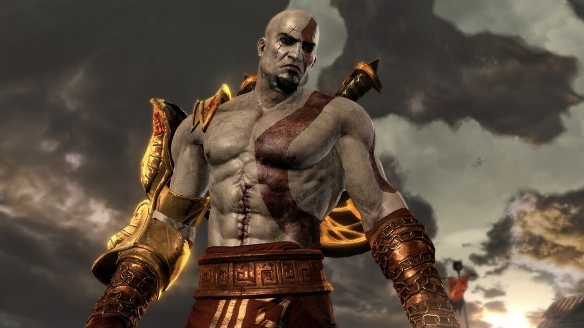 «Классический» Кратос в God of War 3