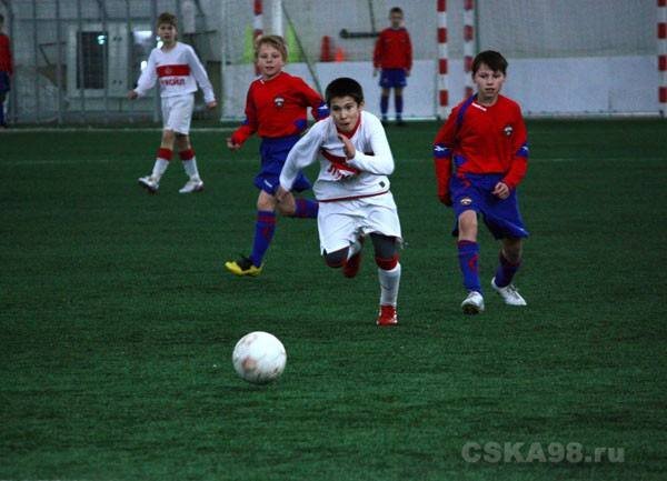 Маленький Переверзев Дмитрий в академии "Спартак".