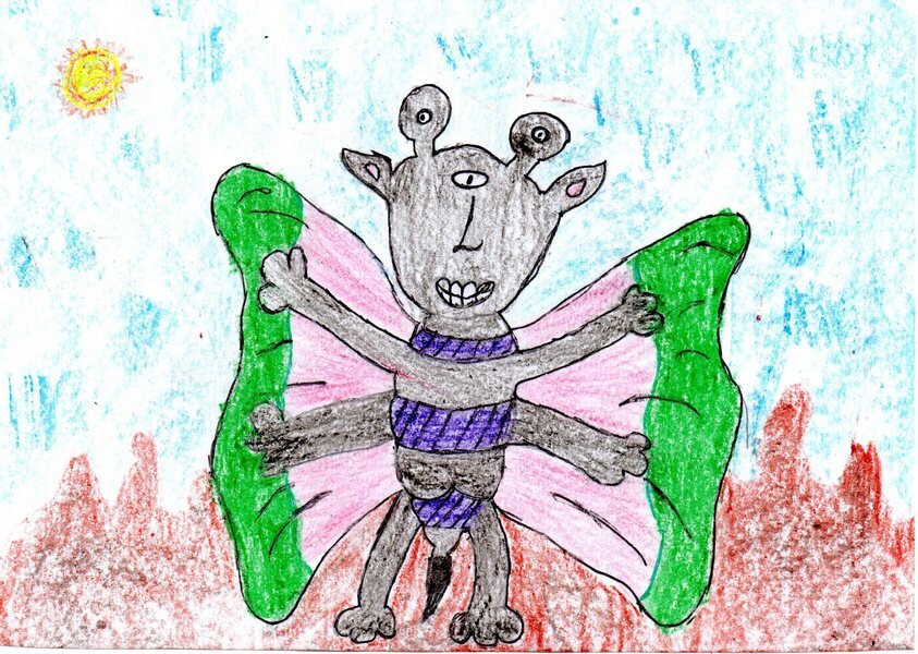 Кутенья. Рисунок внучки Карины