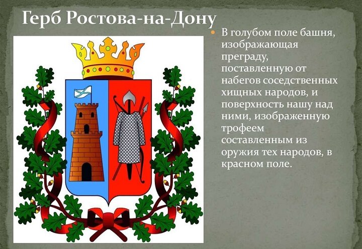 Герб ростов фото