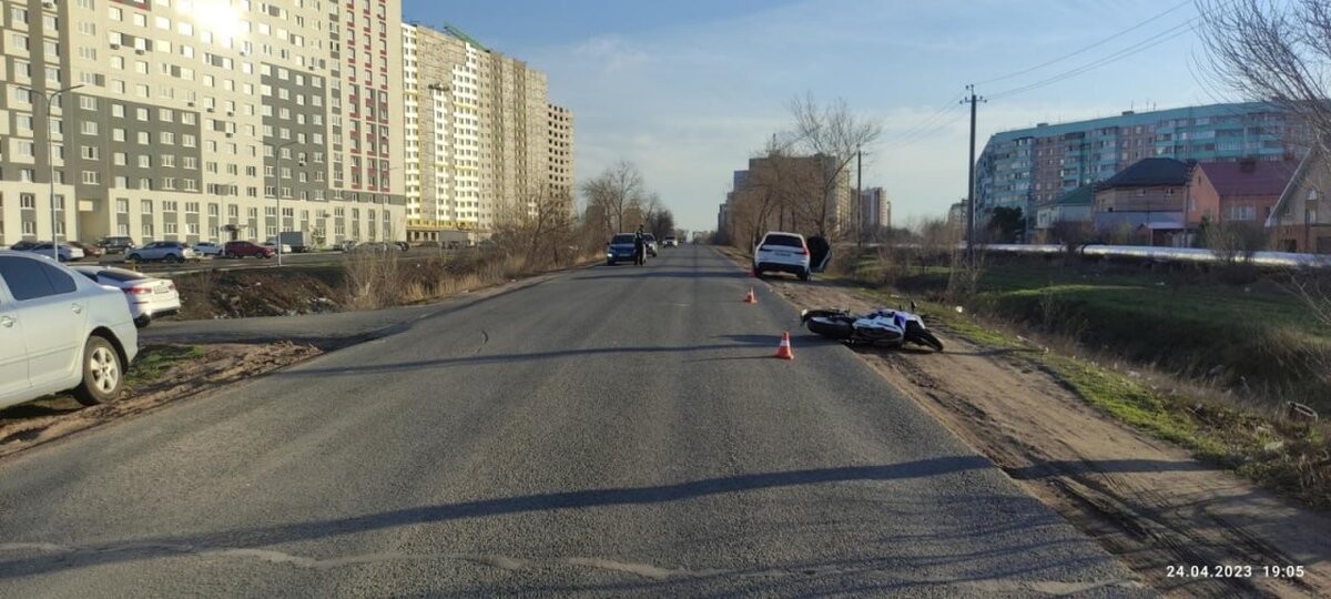    В Оренбурге за один вечер в ДТП пострадали два мотоциклиста Белов Михаил Александрович