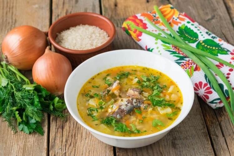 Суп из рыбных консервов с вермишелью рецепт – Европейская кухня: Супы. «Еда»