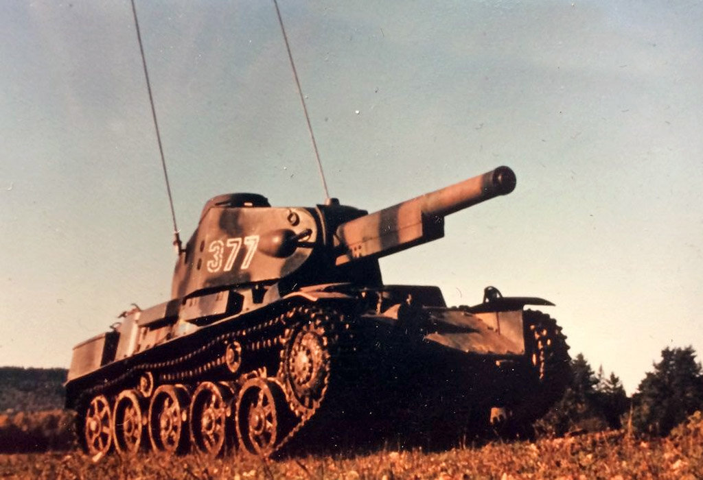 pvkv IV, "прокачка" Strv m/40.