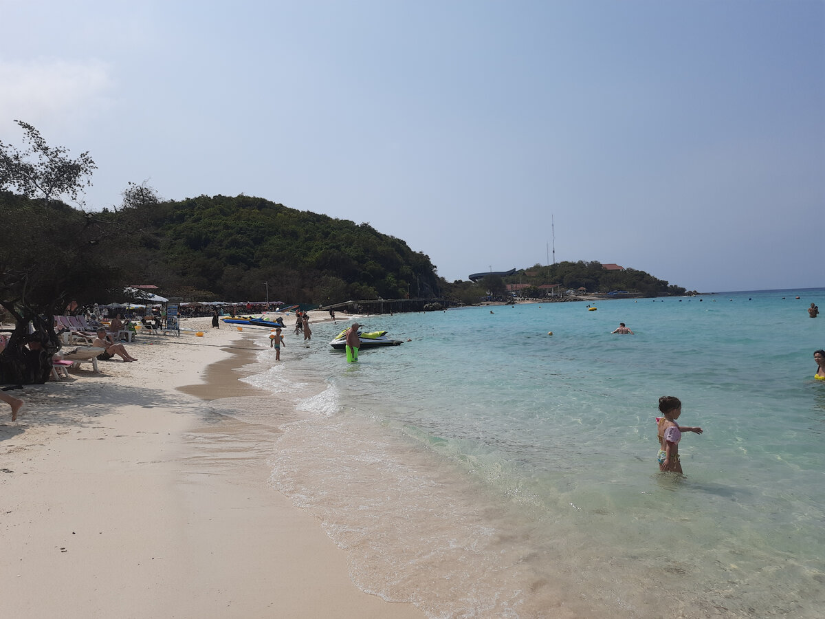 Пляж Тьен на Ко Лане в феврале 2023 года