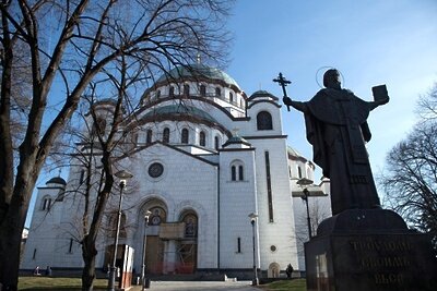    Храм Святого Саввы в Белграде. ©Григорий Сысоев РИА Новости