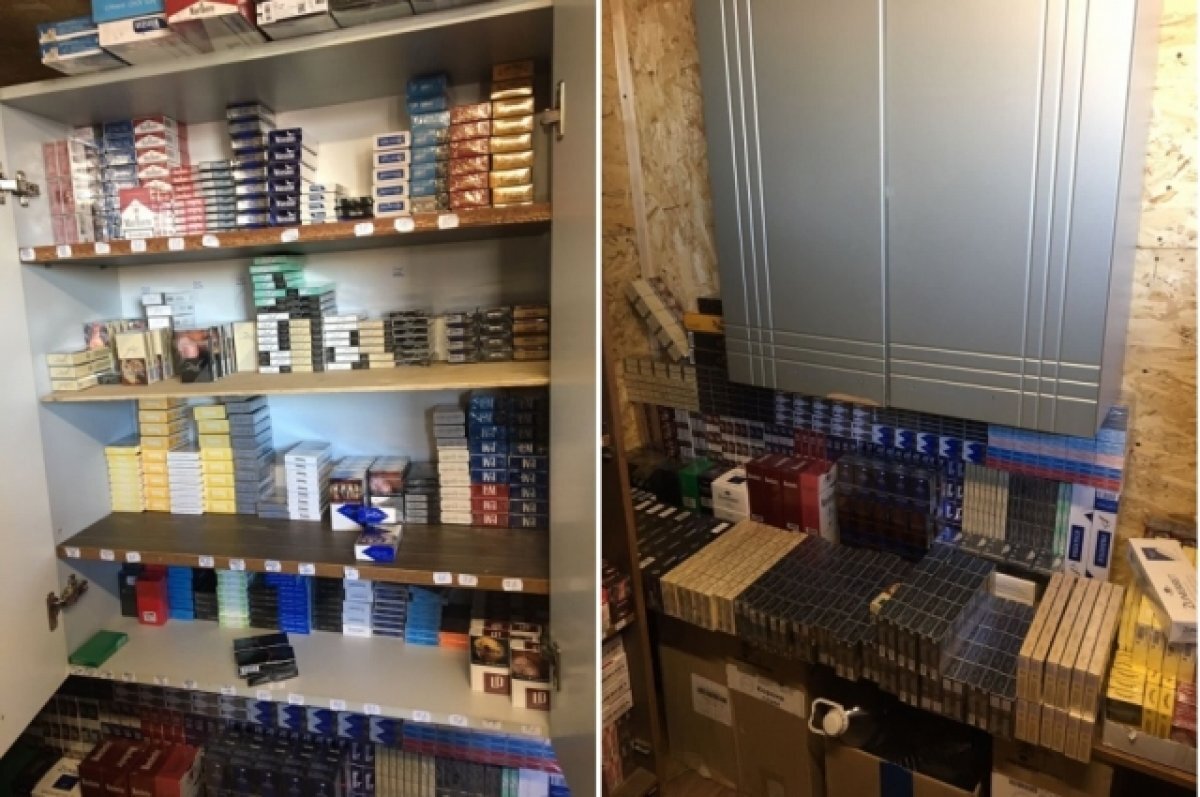    Полиция изъяла почти полторы тысячи немаркированных пачек сигарет