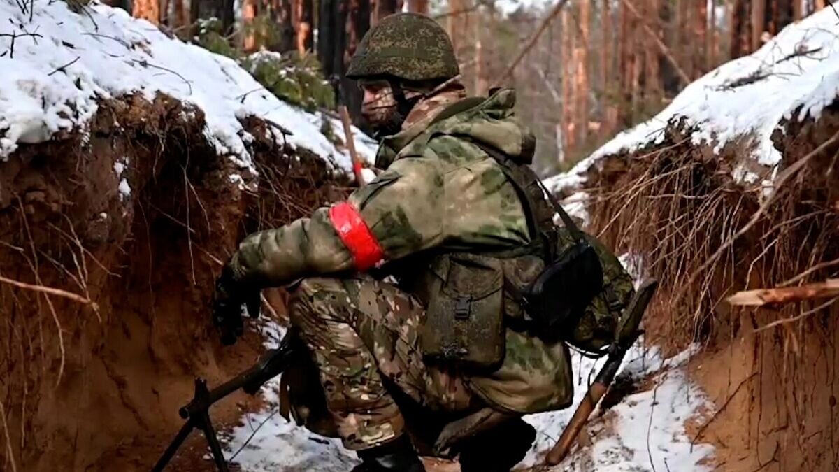    Наступление российских десантников в ЛНР © РИА Новости