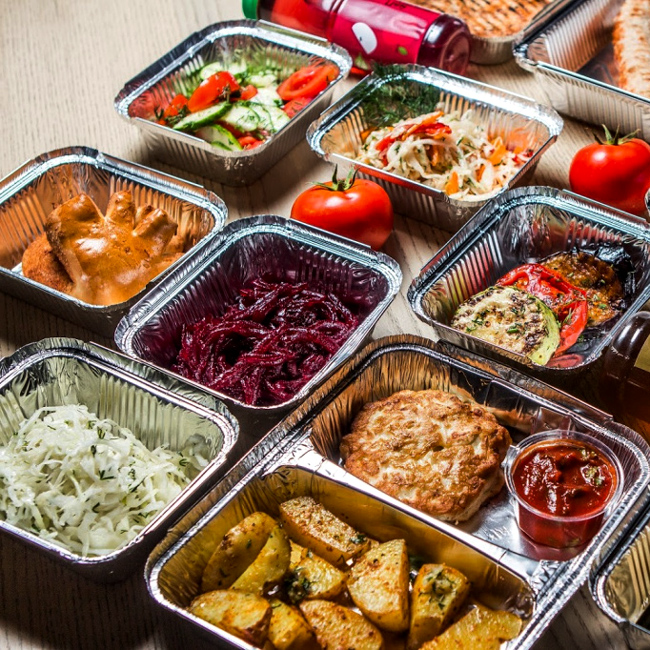 Обеденное меню столовой Гармония