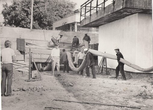 Погрузка полотна панорамы