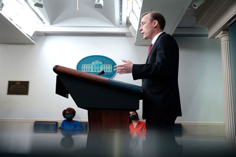 ФОТО: Джейк Салливан в Белом доме/ автор Анна Манимейкер/Getty Images