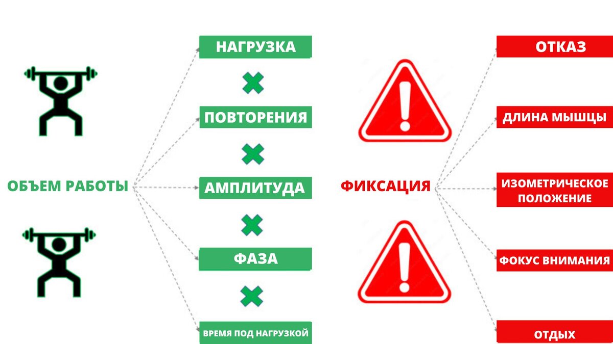 Зеленым отмечены наиболее контролируемые переменные. Красным - менее контролируемые переменные. 