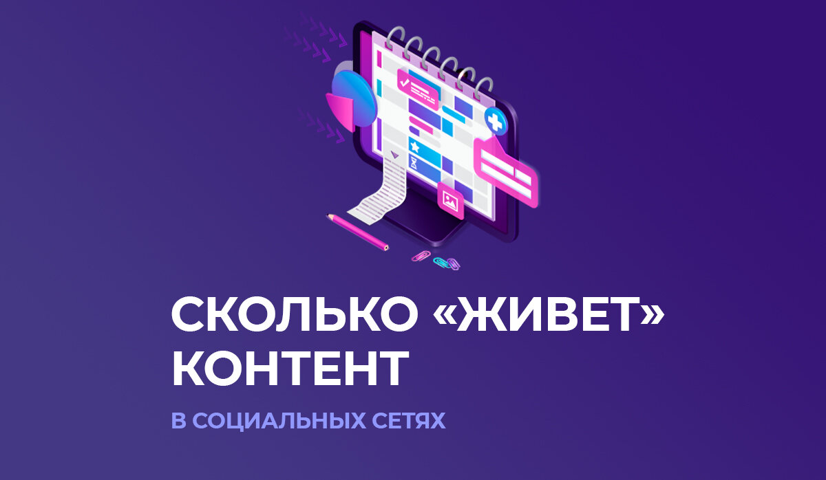 Сколько «живет» контент в социальных сетях? | SMM продвижение | Дзен