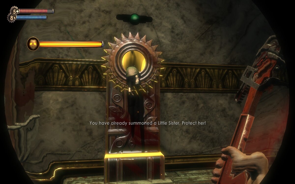 Вся эта беготня с превращением в большого папочку, чтобы девочки открыли дверь, и последующая эскорт-миссия выглядят настолько дико, что можно было бы заподозрить разработчиков в том, что они намеренно издеваются, что это все пародия. Увы, это не так. 