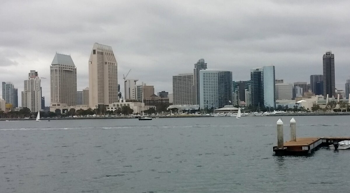 Виды с набережной Сан-Диего (фото автора)