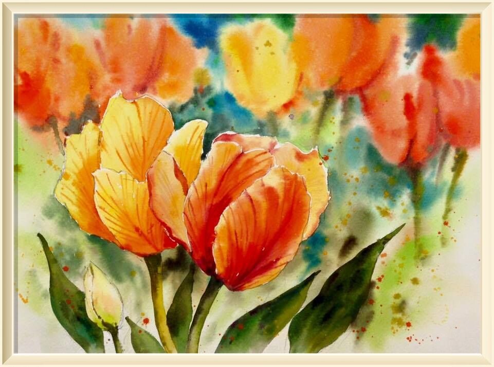 21. � Stephen Yau Watercolor Demo  " blessings "
