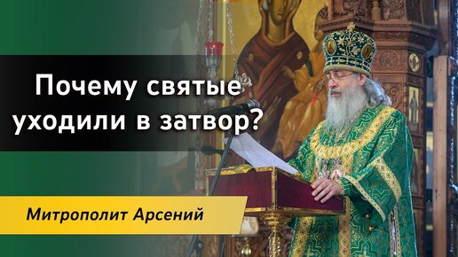 Проповедь митр. Арсения в день памяти прп. Иоанна Затворника 24.08.2022 г.